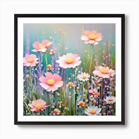 Flowers meadow 5 Art Print