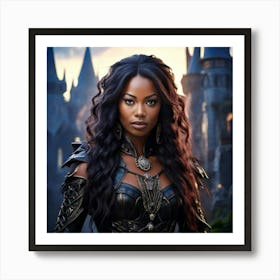 Firefly Sinister Gothic Woman In Mysterious Castle 23228 (2) Art Print