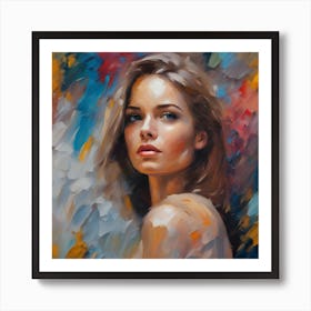 Portrait Of A Woman 5 Art Print