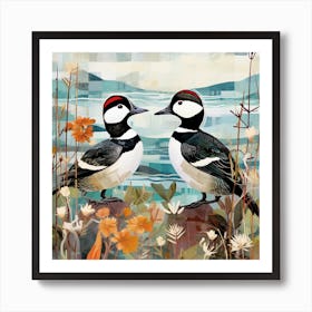 Bird In Nature Bufflehead 2 Art Print