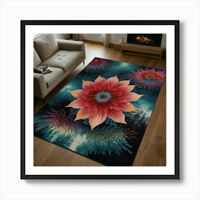  Unique Design Art Rug 0 Art Print