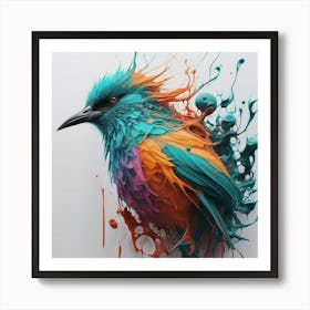 Colorful Bird Art Print