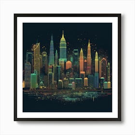 New York City Skyline Art Print