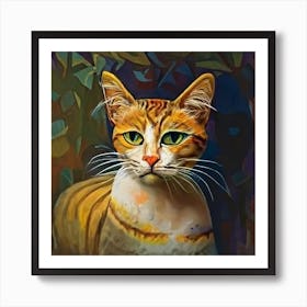 Cat Portrait Art Print