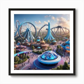 Disney'S World Of Fantasy Art Print