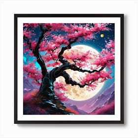 Cherry Blossom Tree 2 Art Print