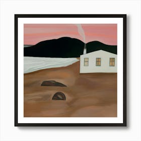 House On The Beach Art Print