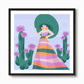 Desert Fashion Art Print