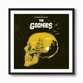 The Goonies Movie Square Art Print