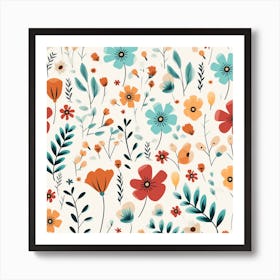 Floral Pattern Art Print