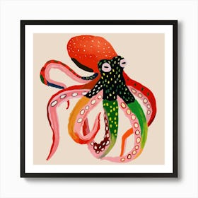 Colorful Octopus Ii Art Print