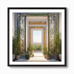 Door To The Garden Art Print