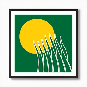 Spring Sun Square Art Print