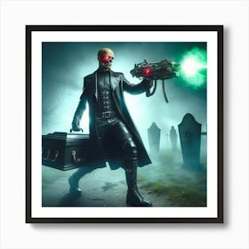 Cyber guard Art Print