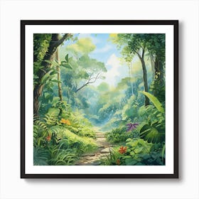 Forest Path Art Print