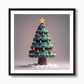 Christmas Tree 6 Art Print