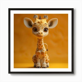 Cute Giraffe 31 Art Print