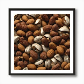 Nuts And Seeds 23 Art Print