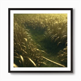 Golden Wheat Field Art Print