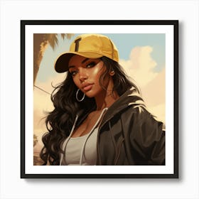 grand theft auto Tinashe Art Print