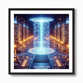 Teleportation In Real Science Art Print
