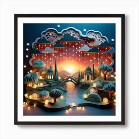 Night In The City 1 Art Print