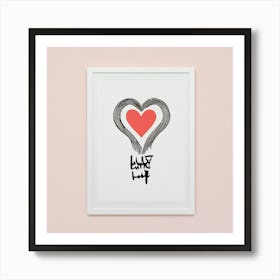 Love You Art Print