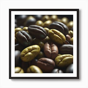 Coffee Beans 406 Art Print