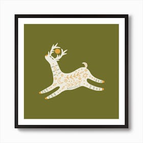 Celestial Deer Art Print