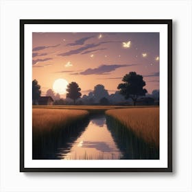 Sunset Art Print