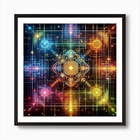 Chakras - Sacred Geometry Art Print