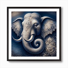 Elephant Painting Art Print