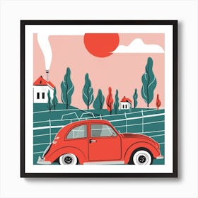 Vw Beetle Art Print