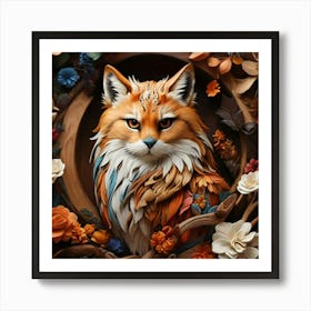 Cat Panting Virtuel Art Print