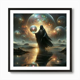 Ethereal Spheres Art Print