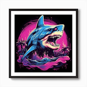 Tiger Shark Art Print