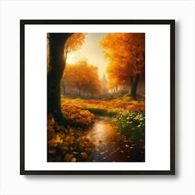 Autumn In The Forest Art Print