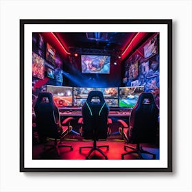 Gaming Room 1 Art Print