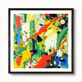 Splatter Painting Art Print