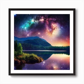 Galaxy In The Sky 7 Art Print