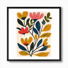 Floral Print 13 Art Print