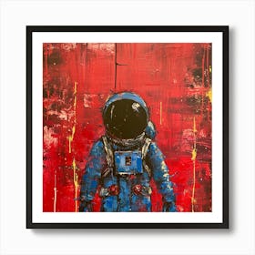 Astronaut In Space 5 Art Print