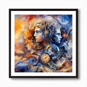 Time And Space 1 Art Print