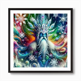 Psychedelic Ice King Art Print