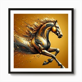 Creative Horse Beauty Illustration Nr 235 Art Print