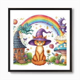 Witches And Wizards 1 Art Print