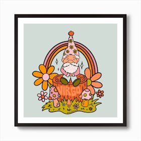 Virgo Gnome Art Print