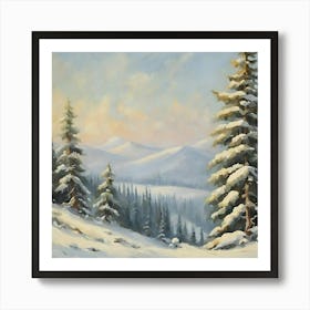 Winter Landscape 4 Art Print