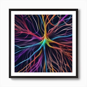 Neuronal Network 6 Art Print