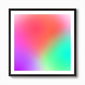 Abstract Pastel Color Background Art Print